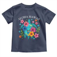 Aloha Hawaii Toddler T Shirt Sea Turtle Summer Hawaiian Island - Wonder Print Shop