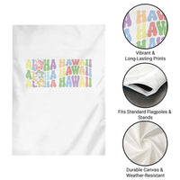 Aloha Hawaii Garden Flag Flower Summer Hawaiian Island - Wonder Print Shop