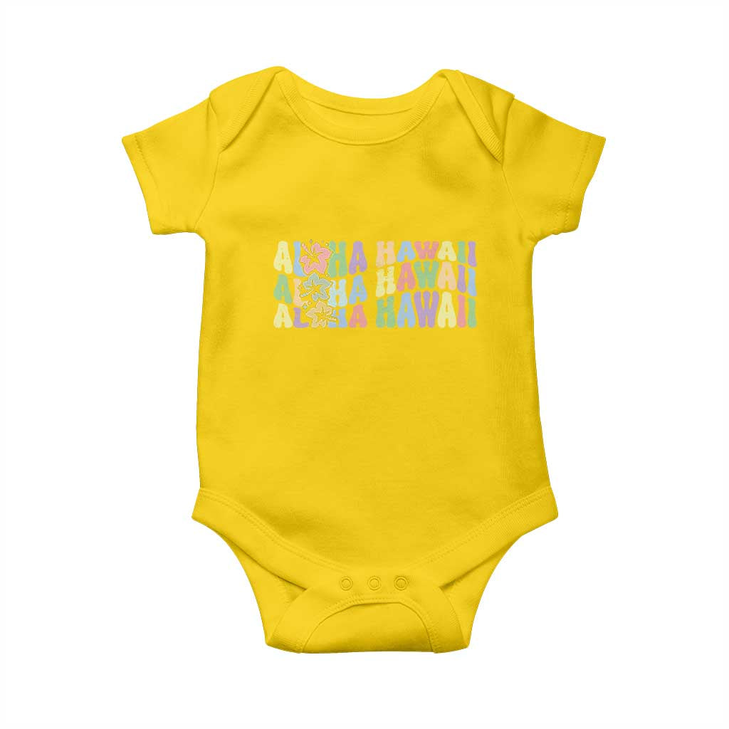 Aloha Hawaii Baby Onesie Flower Summer Hawaiian Island - Wonder Print Shop