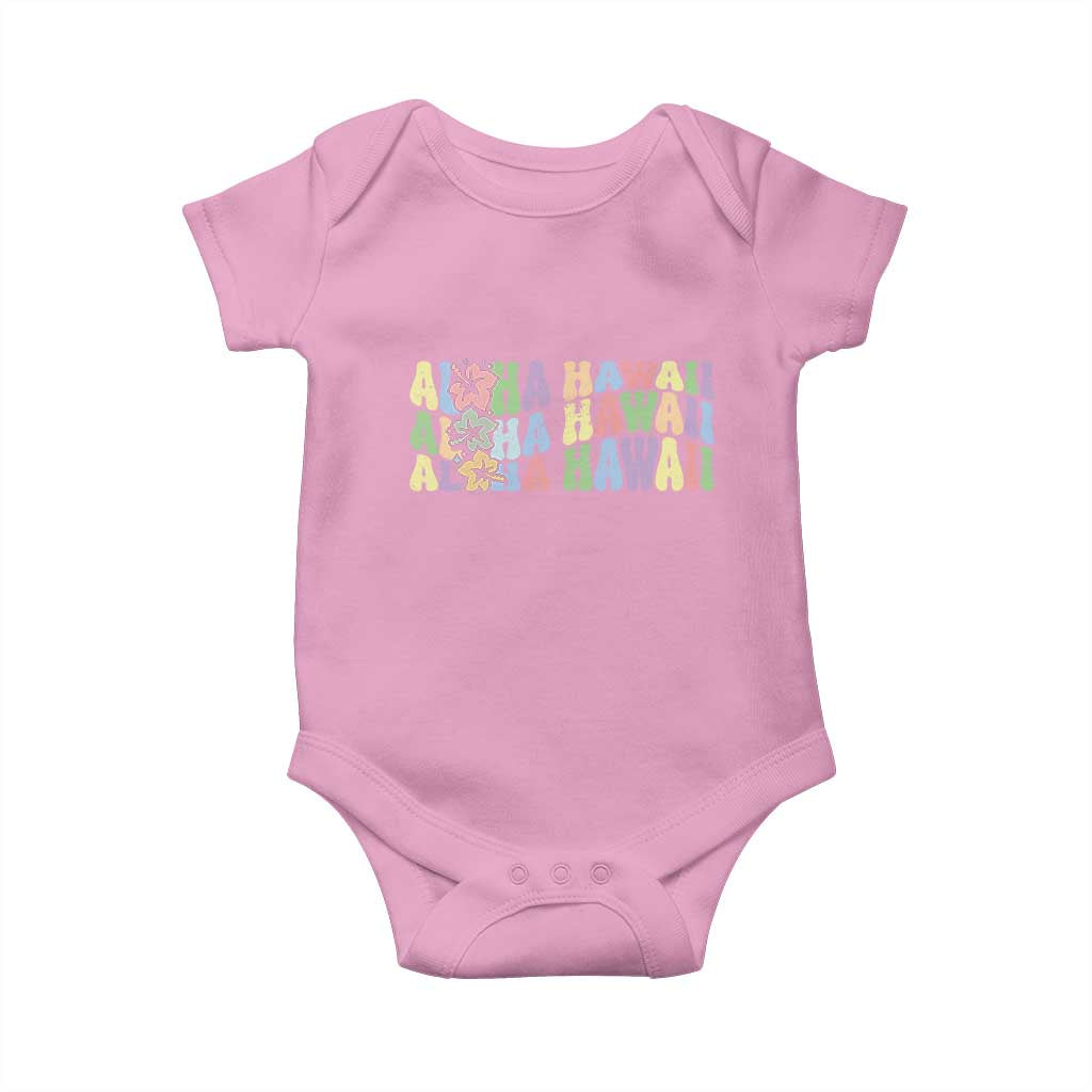Aloha Hawaii Baby Onesie Flower Summer Hawaiian Island - Wonder Print Shop