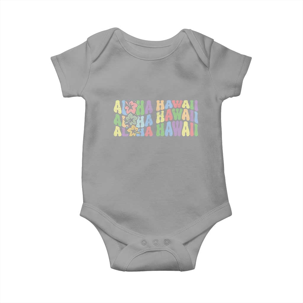 Aloha Hawaii Baby Onesie Flower Summer Hawaiian Island - Wonder Print Shop