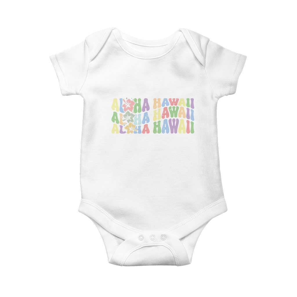 Aloha Hawaii Baby Onesie Flower Summer Hawaiian Island - Wonder Print Shop