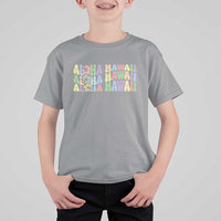 Aloha Hawaii T Shirt For Kid Flower Summer Hawaiian Island - Wonder Print Shop