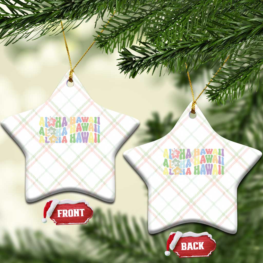 Aloha Hawaii Ceramic Ornament Flower Summer Hawaiian Island - Wonder Print Shop