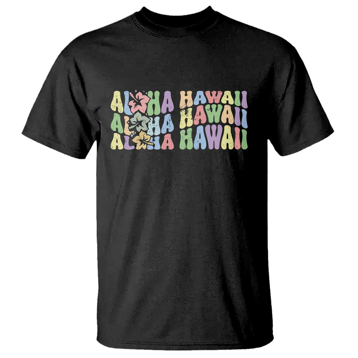 Aloha Hawaii T Shirt Flower Summer Hawaiian Island - Wonder Print Shop