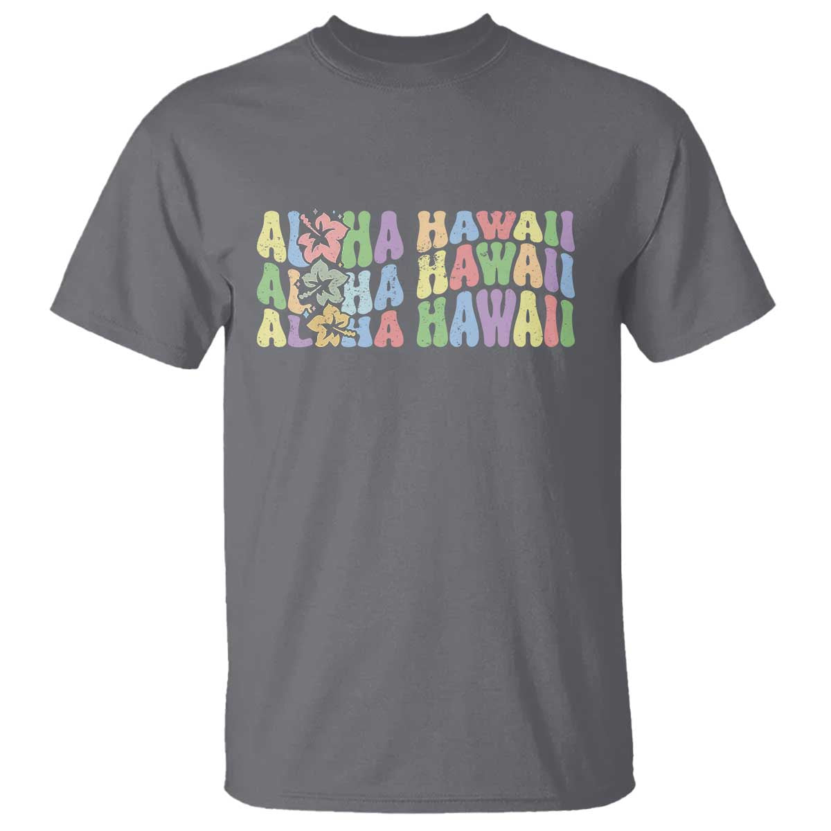 Aloha Hawaii T Shirt Flower Summer Hawaiian Island - Wonder Print Shop