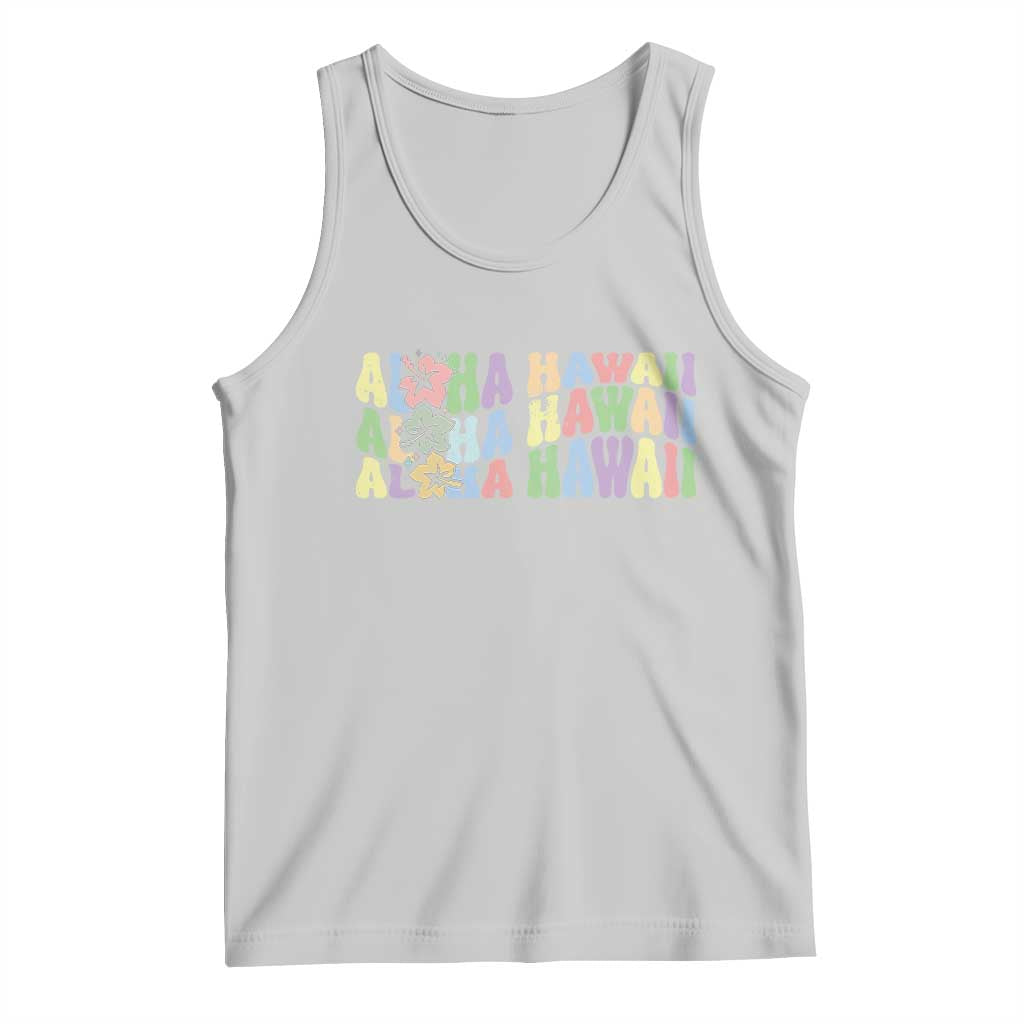 Aloha Hawaii Tank Top Flower Summer Hawaiian Island - Wonder Print Shop