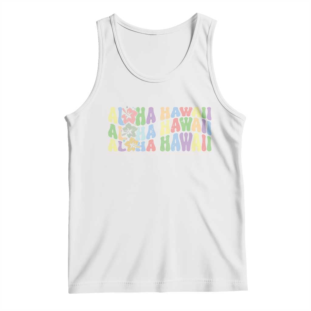 Aloha Hawaii Tank Top Flower Summer Hawaiian Island - Wonder Print Shop