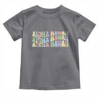 Aloha Hawaii Toddler T Shirt Flower Summer Hawaiian Island - Wonder Print Shop