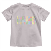Aloha Hawaii Toddler T Shirt Flower Summer Hawaiian Island - Wonder Print Shop