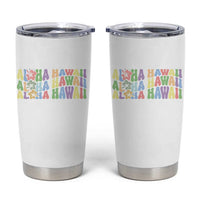 Aloha Hawaii Tumbler Cup Flower Summer Hawaiian Island - Wonder Print Shop