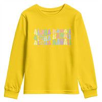 Aloha Hawaii Youth Sweatshirt Flower Summer Hawaiian Island - Wonder Print Shop