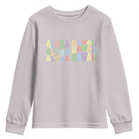 Aloha Hawaii Youth Sweatshirt Flower Summer Hawaiian Island - Wonder Print Shop