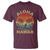 Aloha Hawaii T Shirt Retro Hawaiian Island Palm Beach Surfboard Surf - Wonder Print Shop
