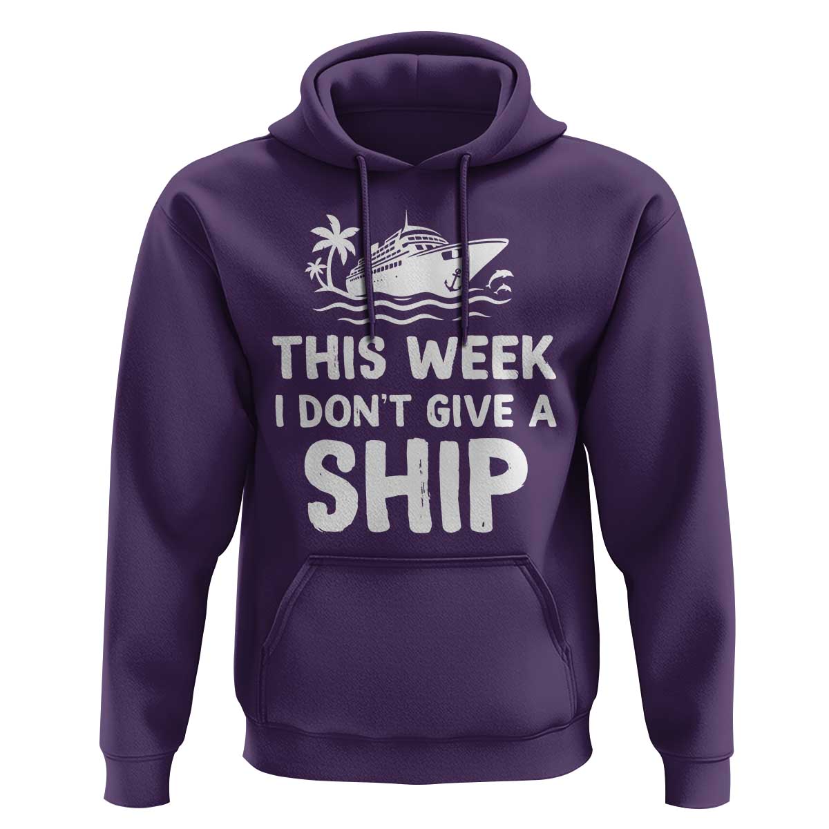 Funny Cruise Hoodie This Week I Dont Give a Ship - Wonder Print Shop