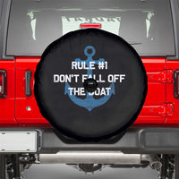 Funny Cruise Spare Tire Cover Rule #1 Dont Fall Off The Boat - Wonder Print Shop