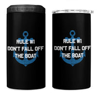 Funny Cruise 4 in 1 Can Cooler Tumbler Rule #1 Dont Fall Off The Boat - Wonder Print Shop