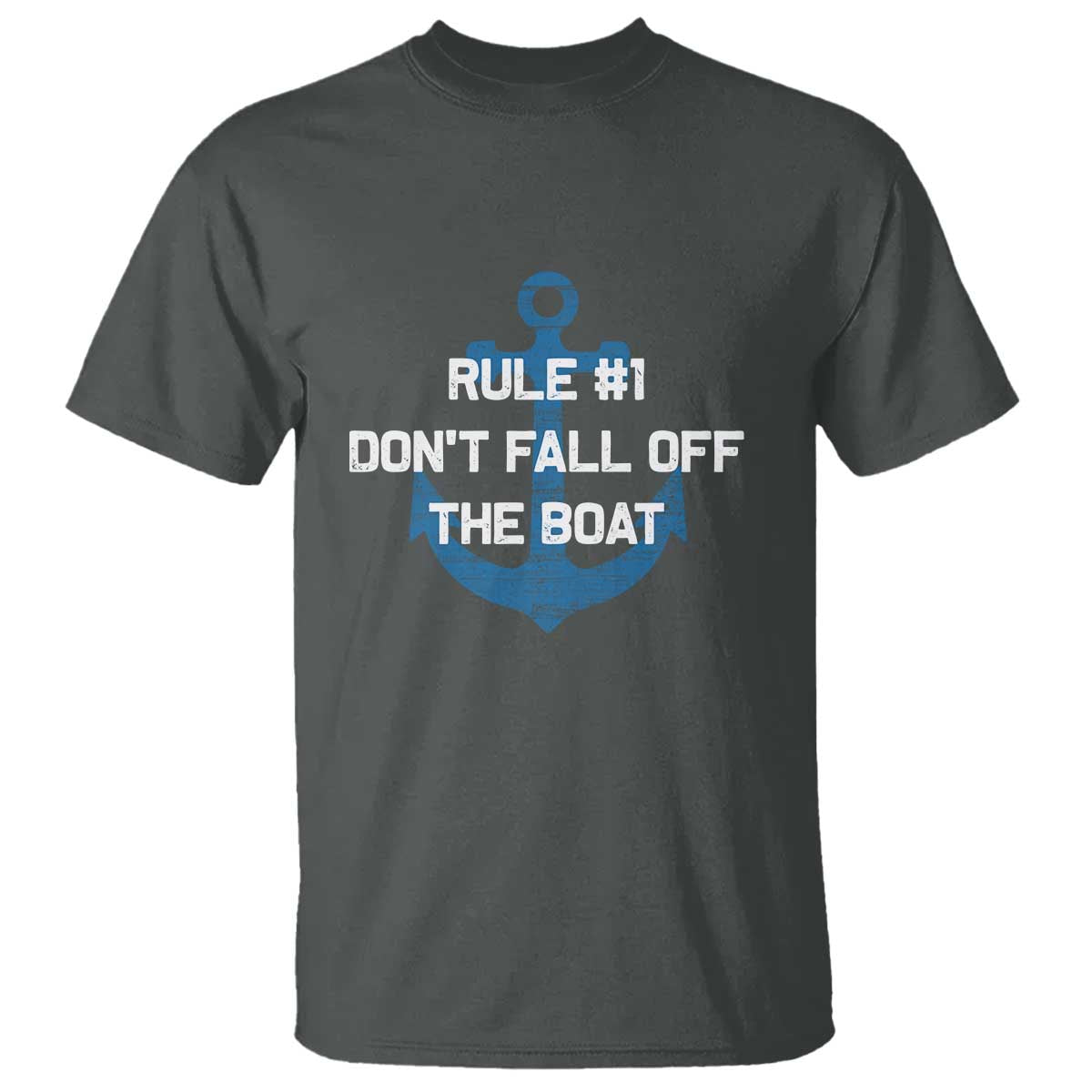 Funny Cruise T Shirt Rule #1 Dont Fall Off The Boat - Wonder Print Shop