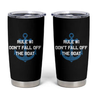 Funny Cruise Tumbler Cup Rule #1 Dont Fall Off The Boat - Wonder Print Shop