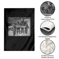 Tuskegee Airmen Garden Flag African American Heroes Preparing for Battle WW2 - Wonder Print Shop