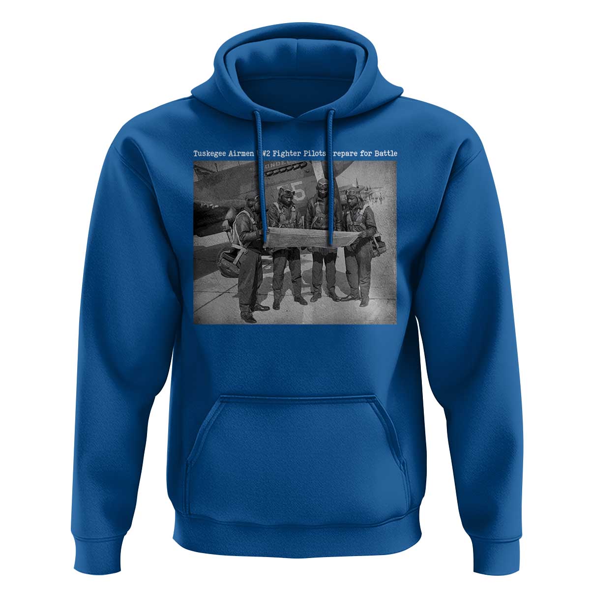 Tuskegee Airmen Hoodie African American Heroes Preparing for Battle WW2 - Wonder Print Shop