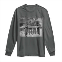 Tuskegee Airmen Long Sleeve Shirt African American Heroes Preparing for Battle WW2 - Wonder Print Shop