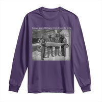 Tuskegee Airmen Long Sleeve Shirt African American Heroes Preparing for Battle WW2 - Wonder Print Shop