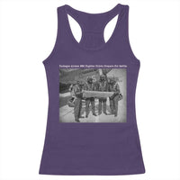 Tuskegee Airmen Racerback Tank Top African American Heroes Preparing for Battle WW2 - Wonder Print Shop
