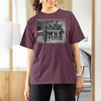Tuskegee Airmen T Shirt For Women African American Heroes Preparing for Battle WW2 - Wonder Print Shop