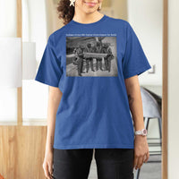 Tuskegee Airmen T Shirt For Women African American Heroes Preparing for Battle WW2 - Wonder Print Shop