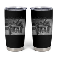 Tuskegee Airmen Tumbler Cup African American Heroes Preparing for Battle WW2 - Wonder Print Shop