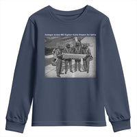Tuskegee Airmen Youth Sweatshirt African American Heroes Preparing for Battle WW2 - Wonder Print Shop