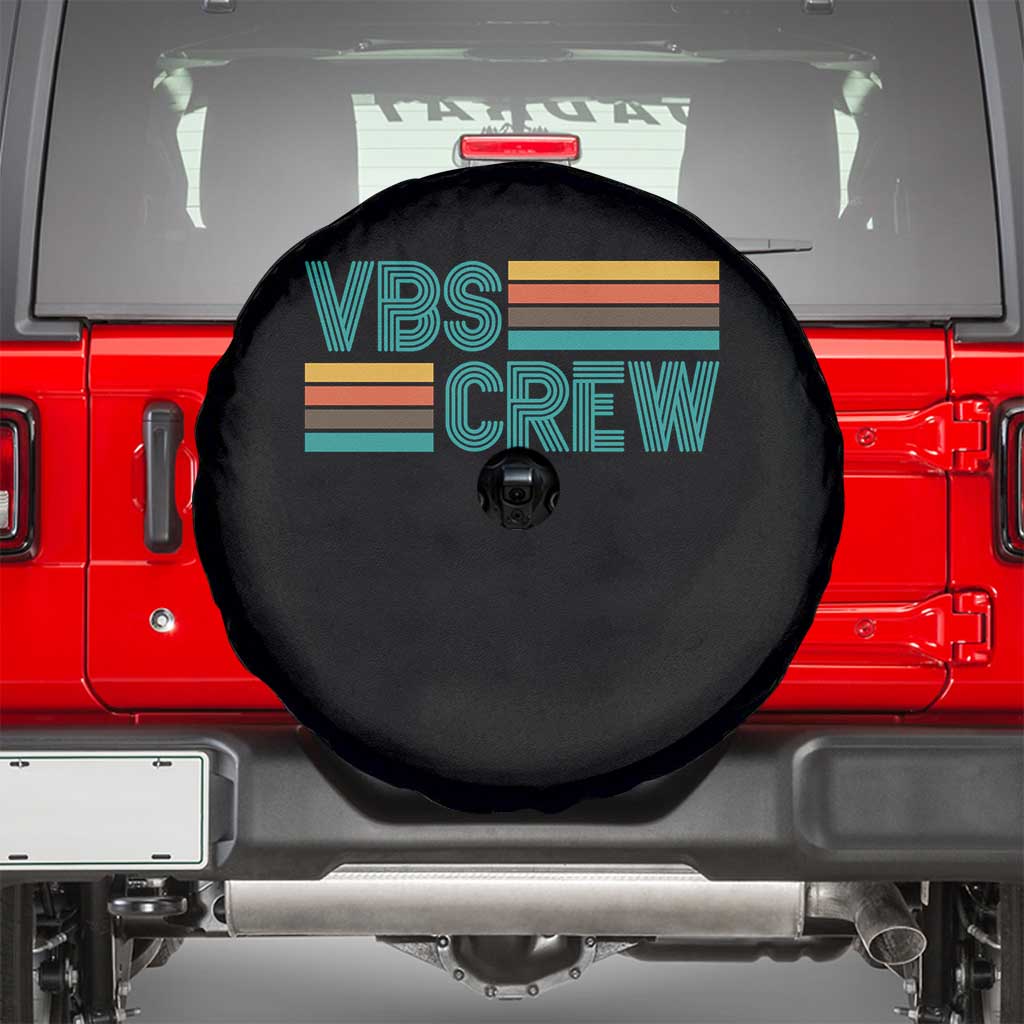 VBS Crew Spare Tire Cover Vacation Bible School Church Camp Retro Vintage - Wonder Print Shop