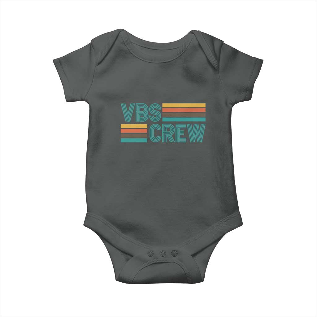VBS Crew Baby Onesie Vacation Bible School Church Camp Retro Vintage - Wonder Print Shop