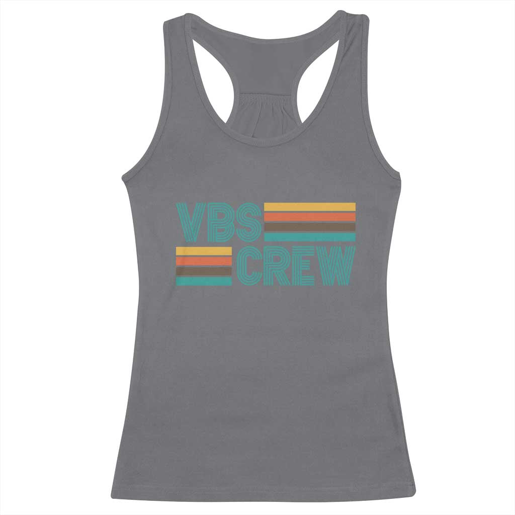 VBS Crew Racerback Tank Top Vacation Bible School Church Camp Retro Vintage - Wonder Print Shop