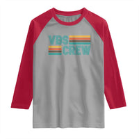 VBS Crew Raglan Shirt Vacation Bible School Church Camp Retro Vintage - Wonder Print Shop