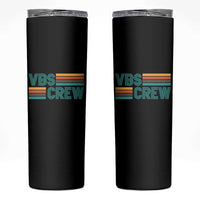 VBS Crew Skinny Tumbler Vacation Bible School Church Camp Retro Vintage - Wonder Print Shop