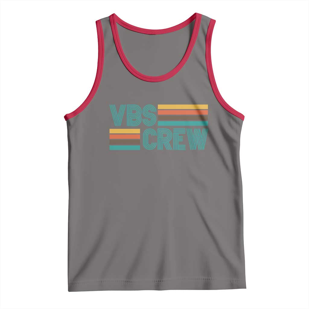 VBS Crew Tank Top Vacation Bible School Church Camp Retro Vintage - Wonder Print Shop
