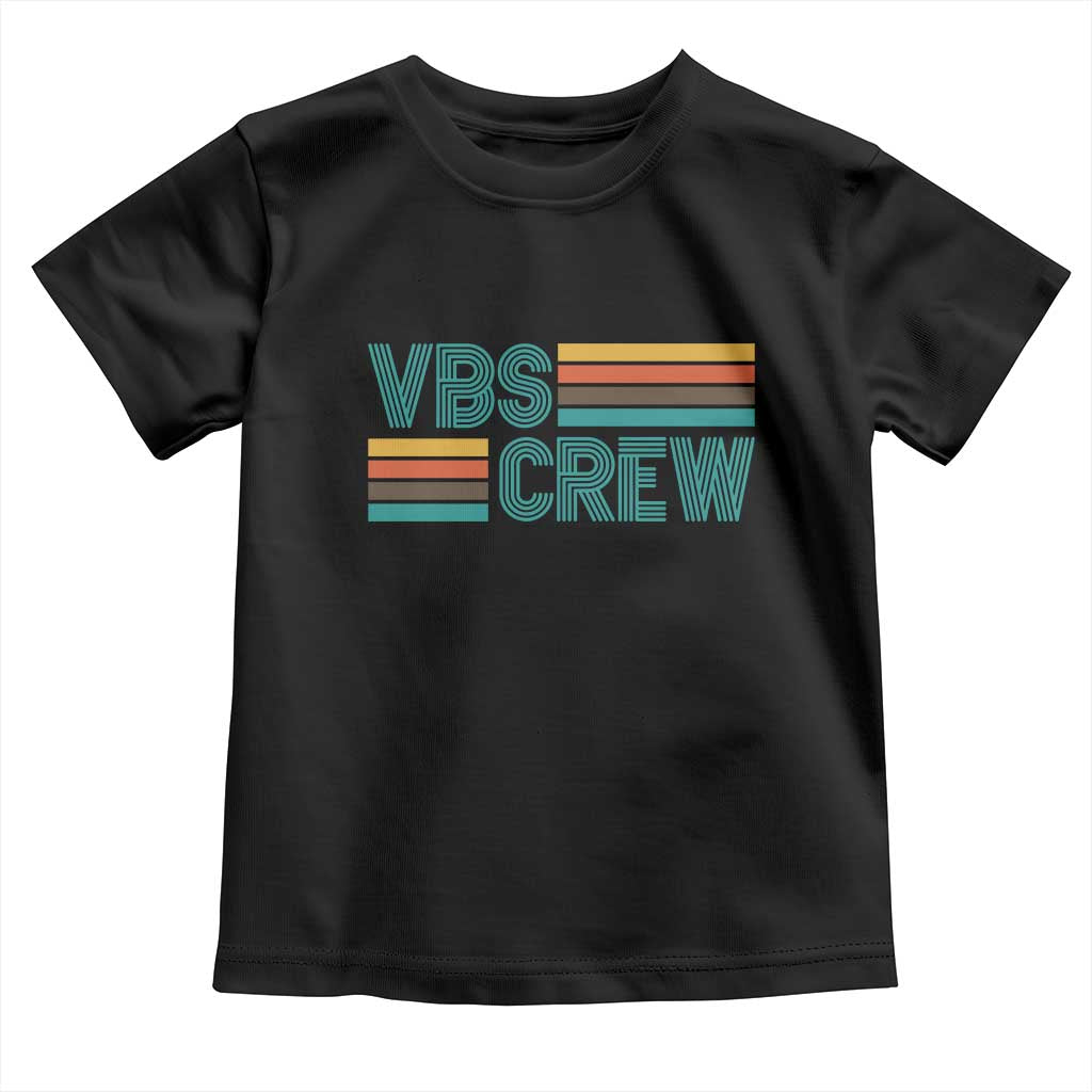 VBS Crew Toddler T Shirt Vacation Bible School Church Camp Retro Vintage - Wonder Print Shop