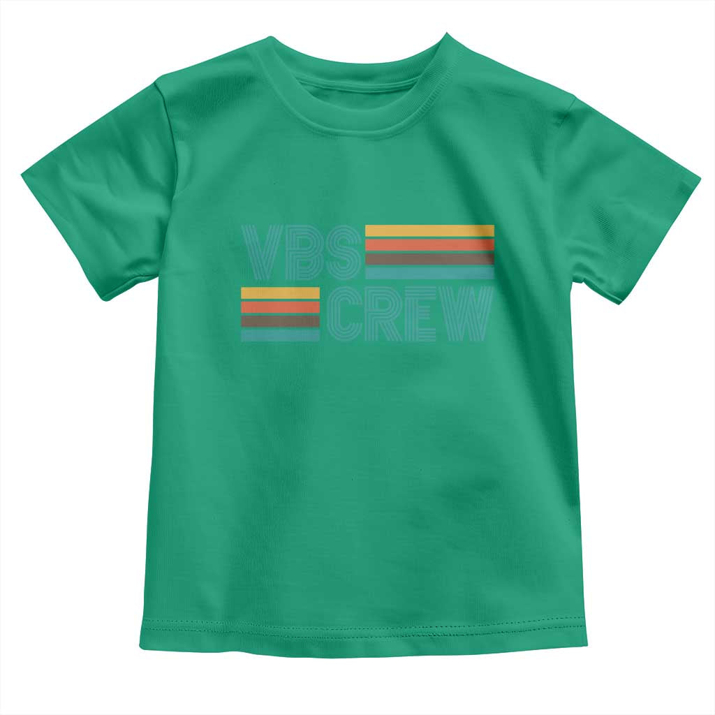 VBS Crew Toddler T Shirt Vacation Bible School Church Camp Retro Vintage - Wonder Print Shop
