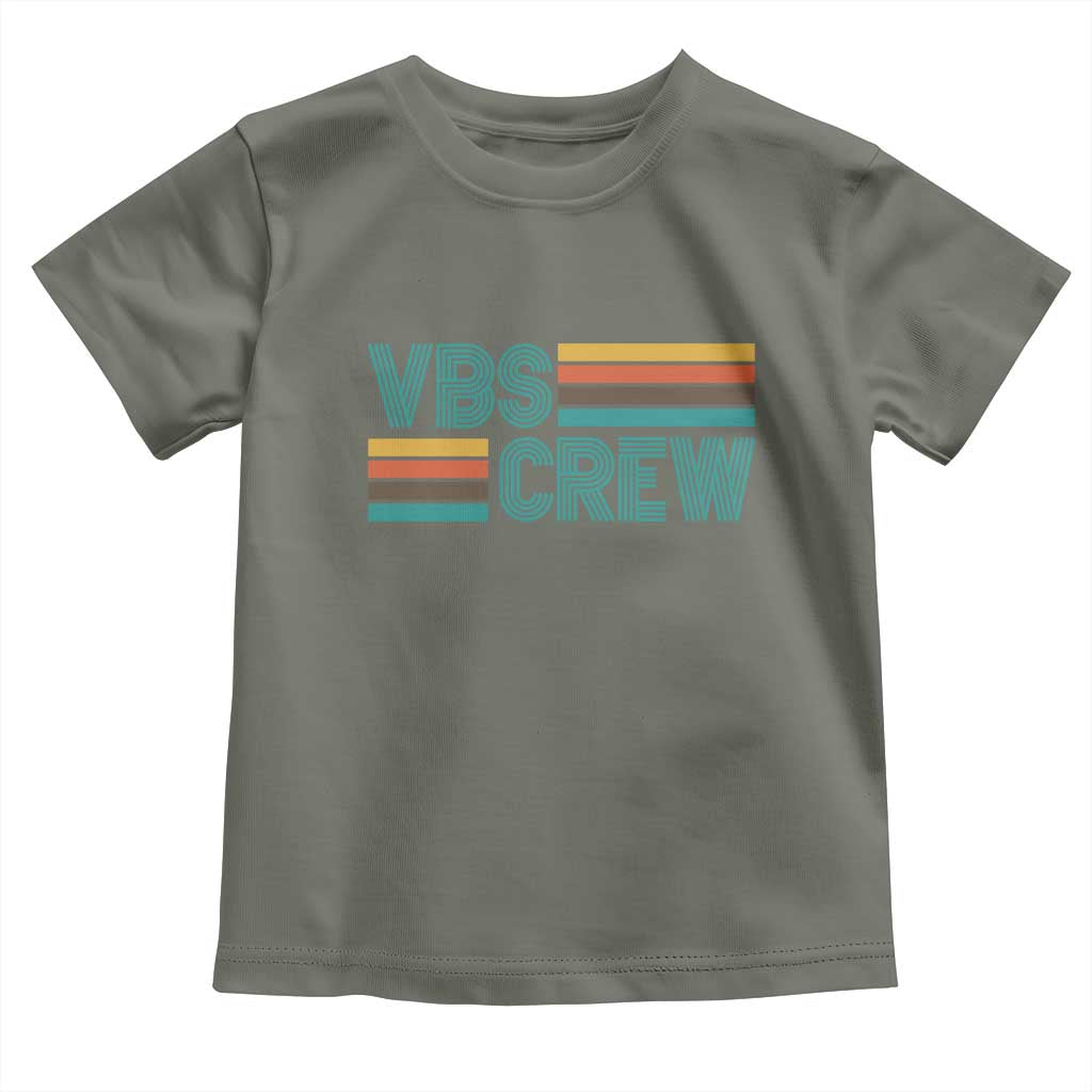 VBS Crew Toddler T Shirt Vacation Bible School Church Camp Retro Vintage - Wonder Print Shop