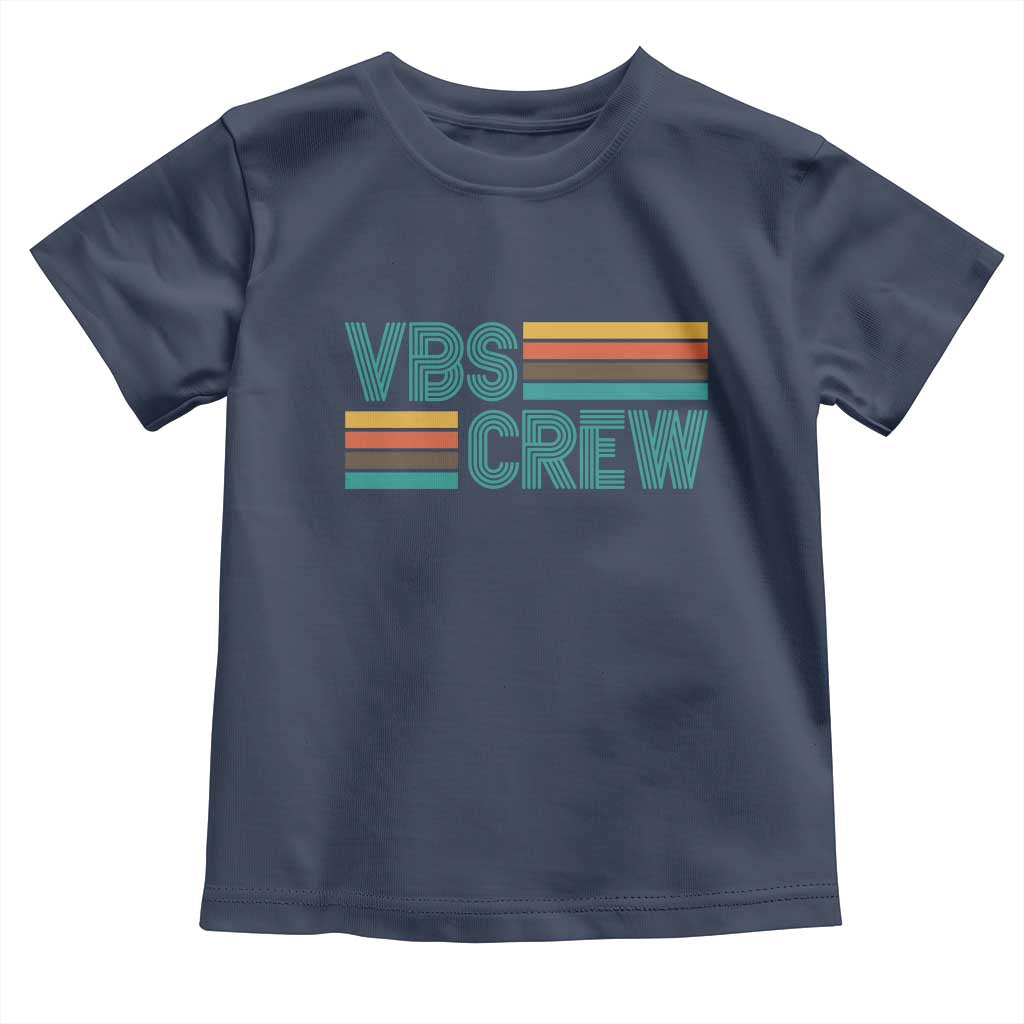 VBS Crew Toddler T Shirt Vacation Bible School Church Camp Retro Vintage - Wonder Print Shop