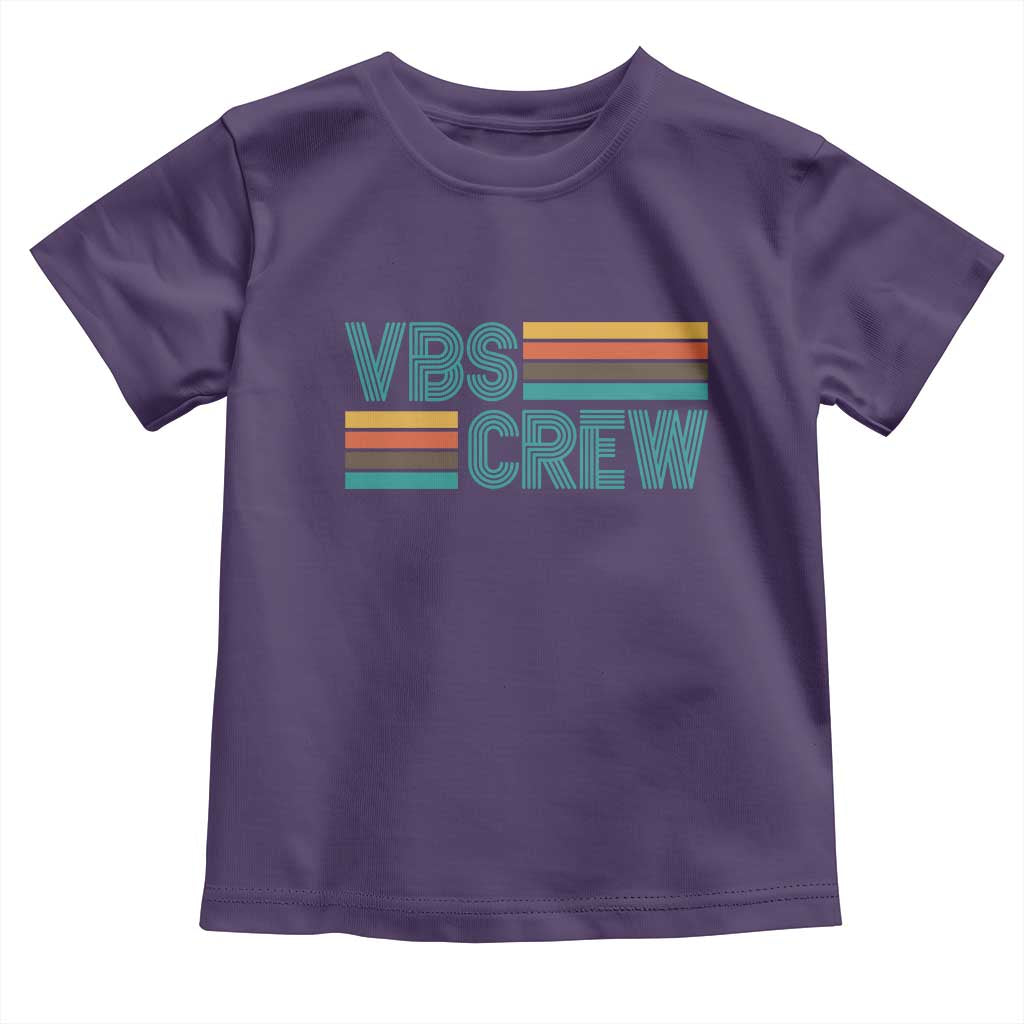 VBS Crew Toddler T Shirt Vacation Bible School Church Camp Retro Vintage - Wonder Print Shop