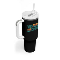 VBS Crew Tumbler With Handle Vacation Bible School Church Camp Retro Vintage - Wonder Print Shop