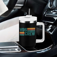 VBS Crew Tumbler With Handle Vacation Bible School Church Camp Retro Vintage - Wonder Print Shop
