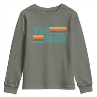 VBS Crew Youth Sweatshirt Vacation Bible School Church Camp Retro Vintage - Wonder Print Shop