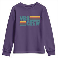 VBS Crew Youth Sweatshirt Vacation Bible School Church Camp Retro Vintage - Wonder Print Shop