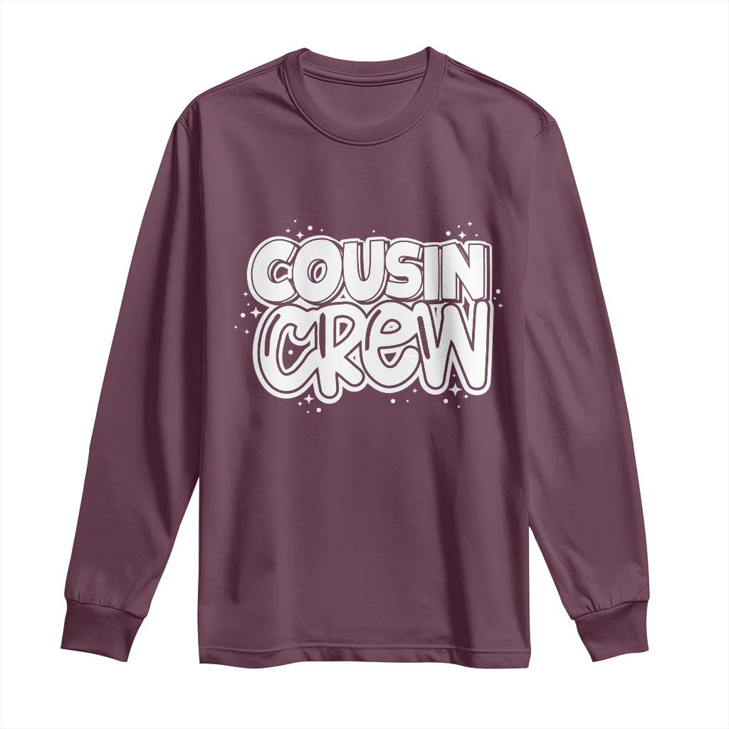 Cousin Crew Long Sleeve Shirt Cute Matching Cousins Summer Beach Vacation - Wonder Print Shop