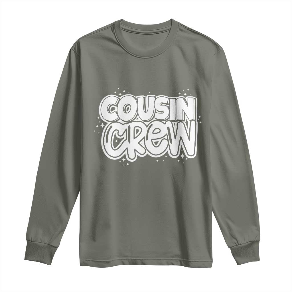 Cousin Crew Long Sleeve Shirt Cute Matching Cousins Summer Beach Vacation - Wonder Print Shop