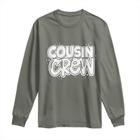 Cousin Crew Long Sleeve Shirt Cute Matching Cousins Summer Beach Vacation - Wonder Print Shop